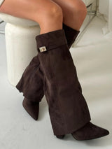 Serena | Wide-Shaft Knee-High Boots for Women