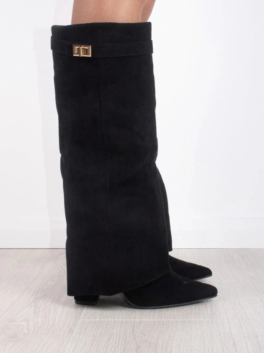 Serena | Wide-Shaft Knee-High Boots for Women