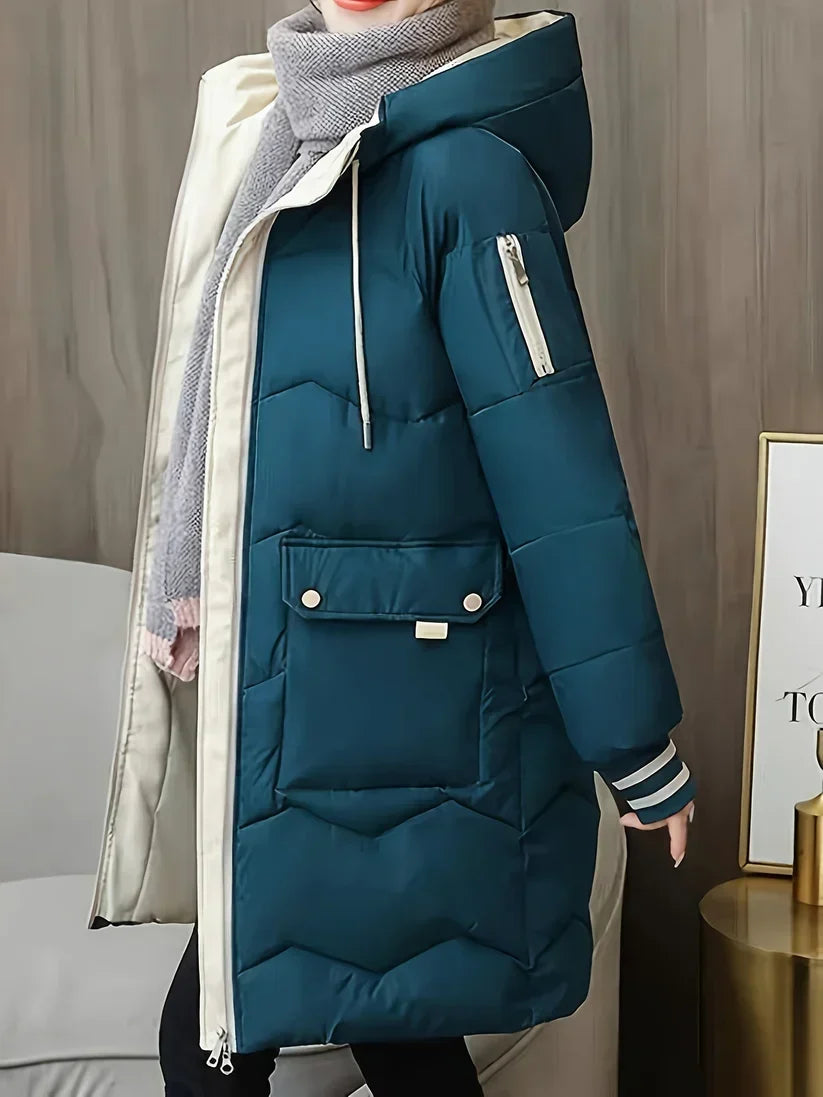 Delilah | Stylish Warm Hooded Puffer Jacket