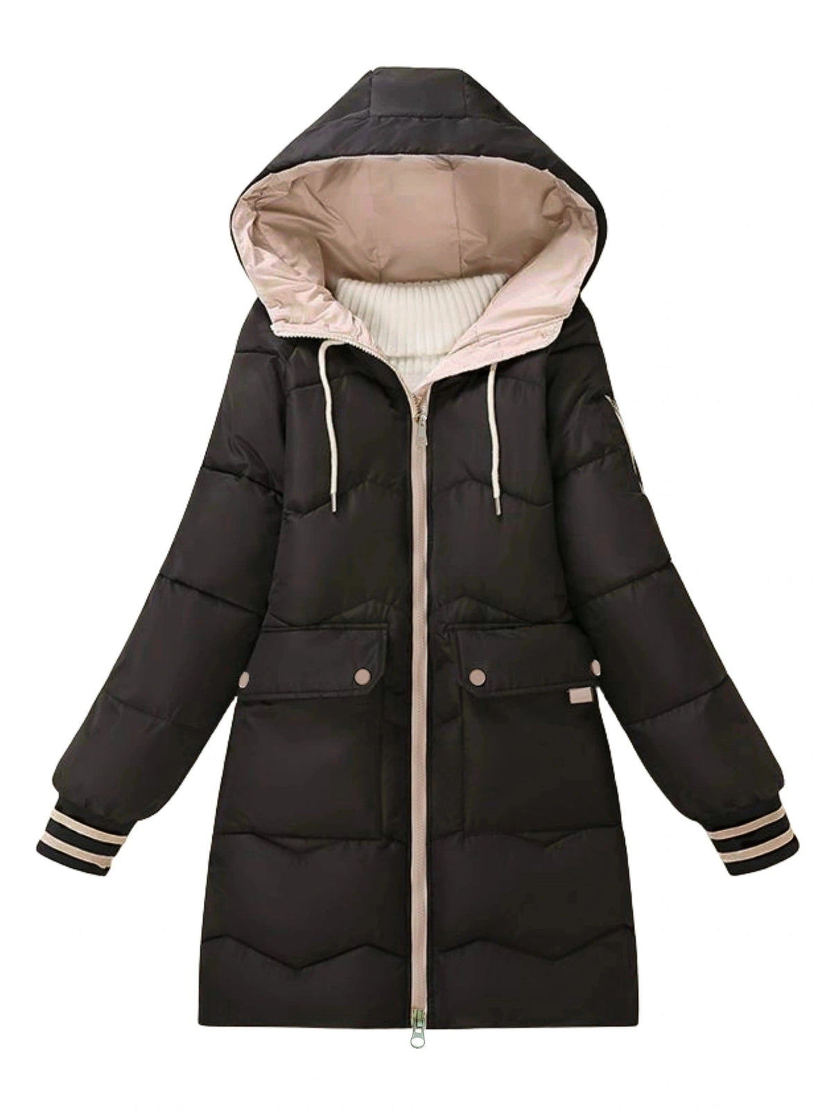 Delilah | Stylish Warm Hooded Puffer Jacket