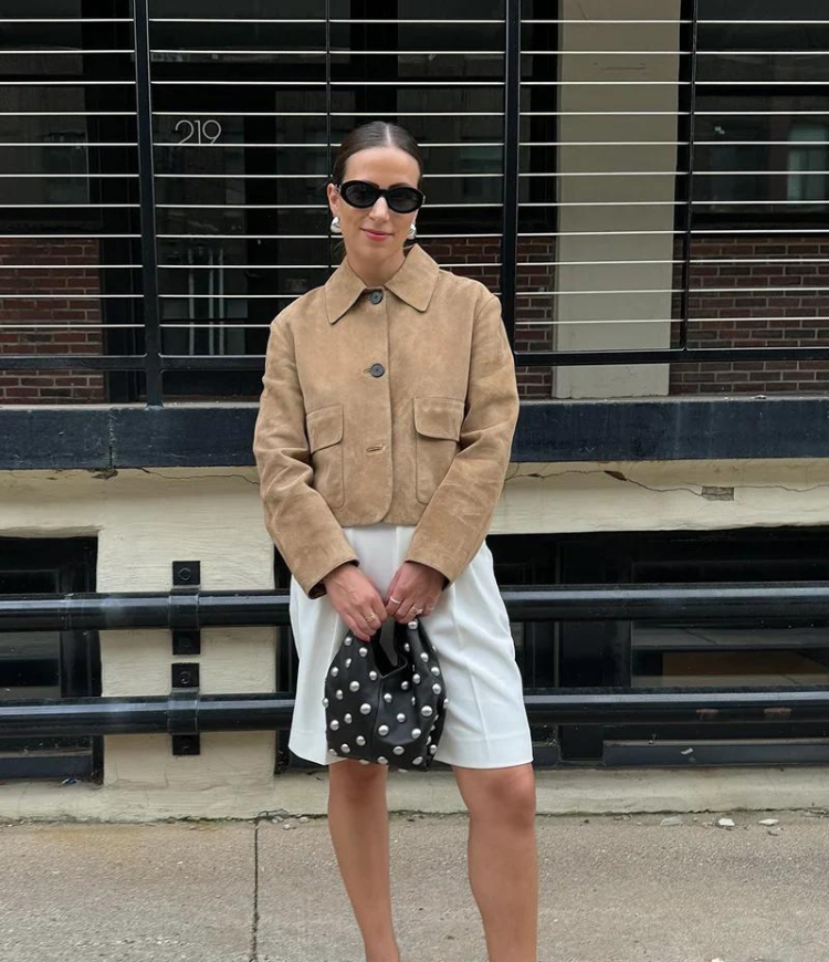 Marlowe | Classic Suede Jacket for Women