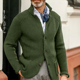 Sebastian | Elegant Button-Up Knit Cardigan for Men