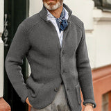 Sebastian | Elegant Button-Up Knit Cardigan for Men