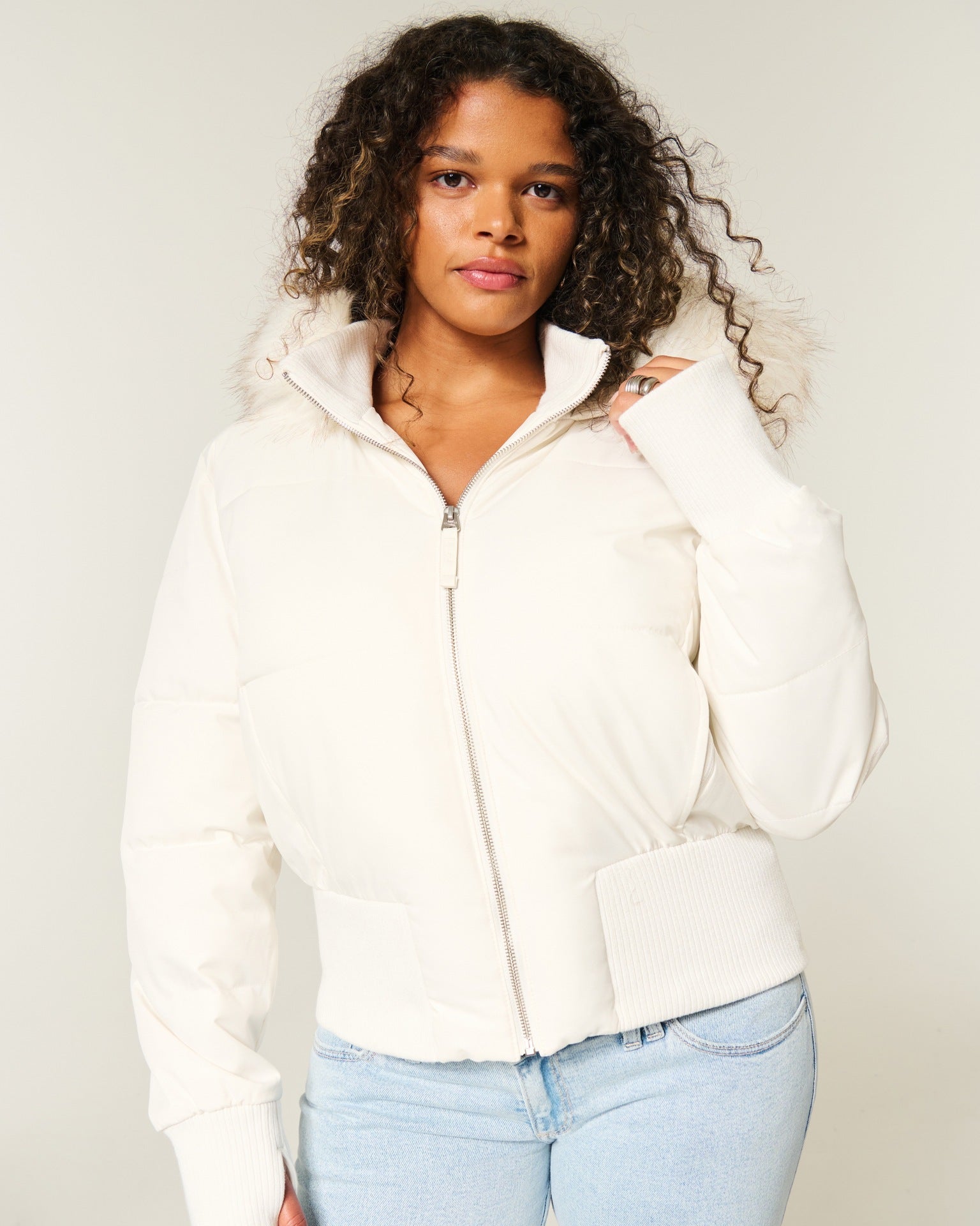 Sienna | Women's Short Puffer Jacket with Hood