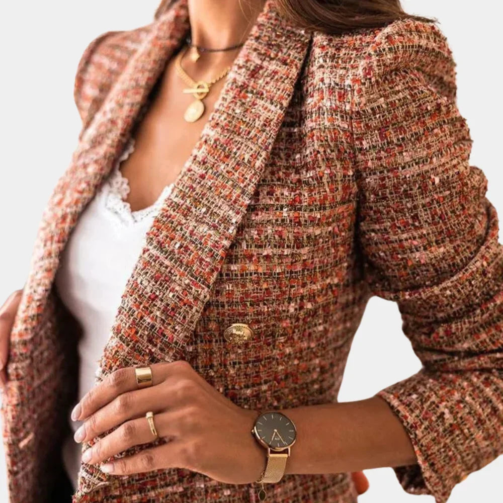 Isla | Elegant Tweed Blazer for Women
