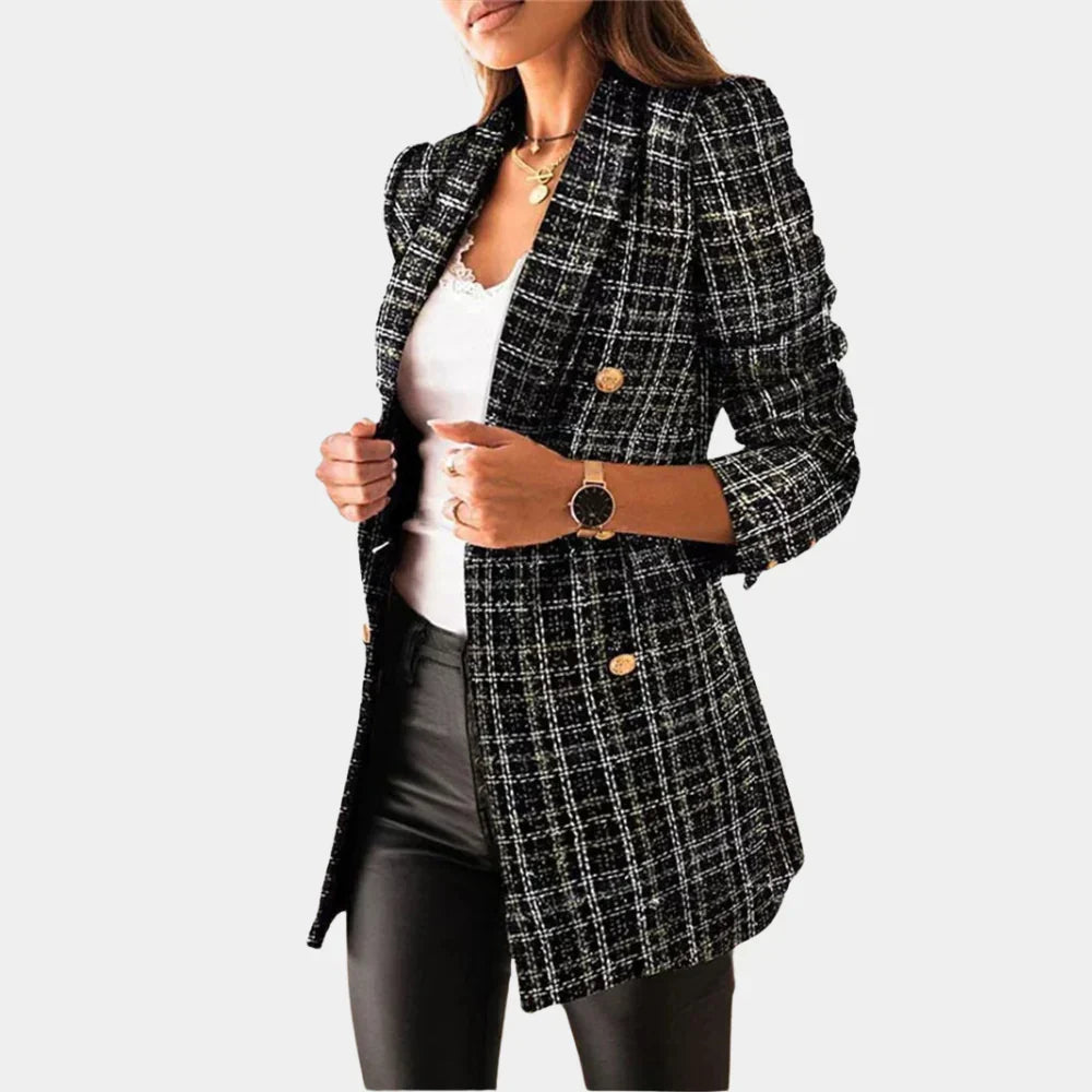 Isla | Elegant Tweed Blazer for Women