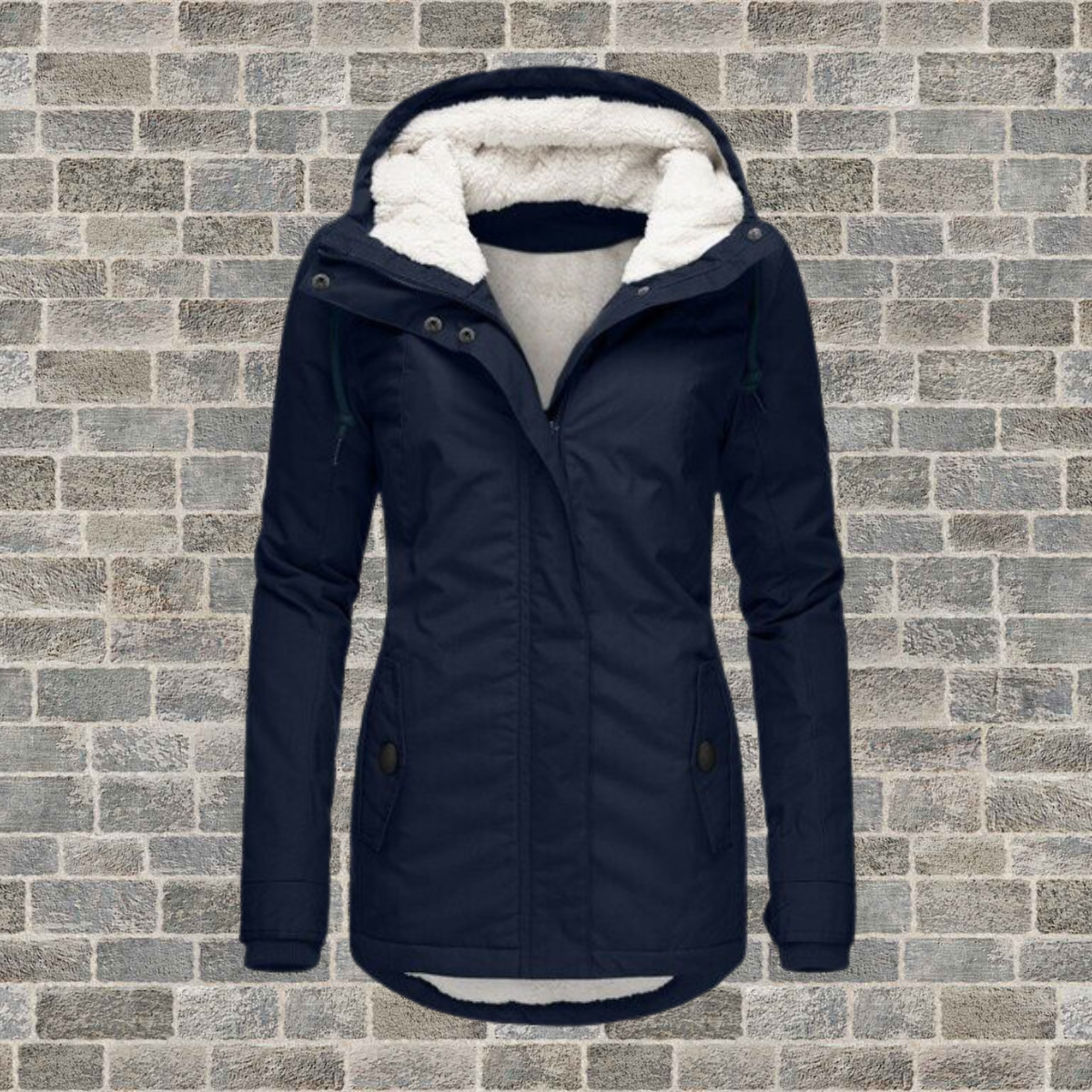 Charlotte | Hooded Winter Coat with Functional Pockets