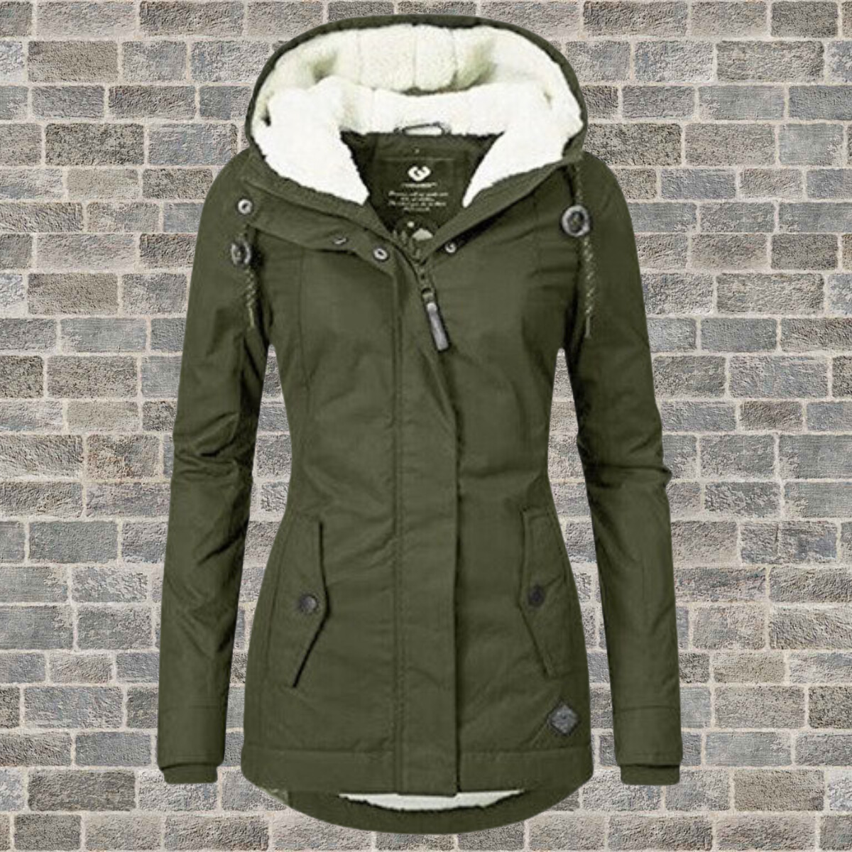 Charlotte | Hooded Winter Coat with Functional Pockets