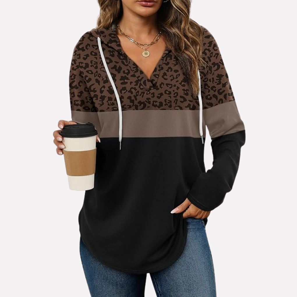 Bella | Relaxed Hooded Pullover with Kangaroo Pocket