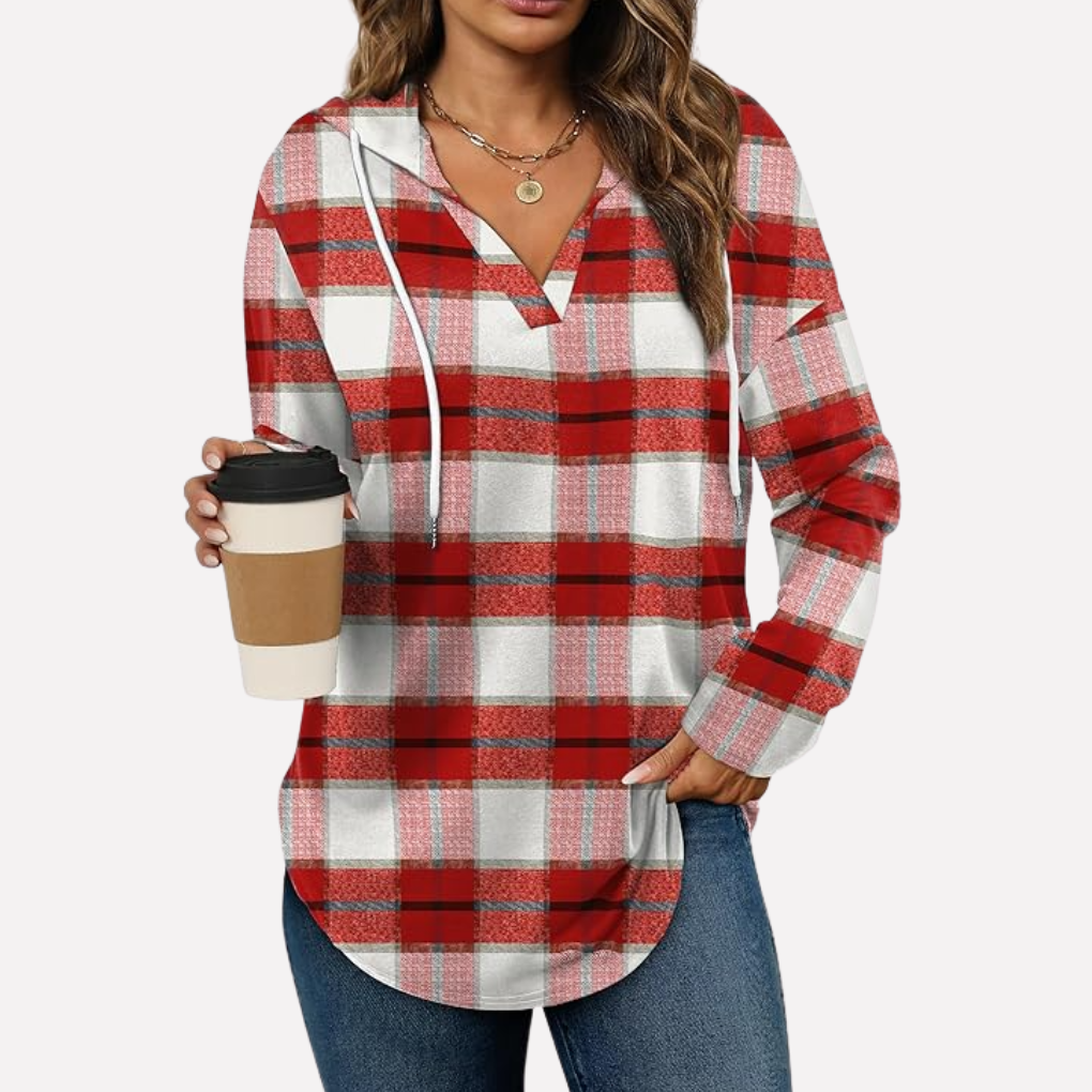 Bella | Relaxed Hooded Pullover with Kangaroo Pocket