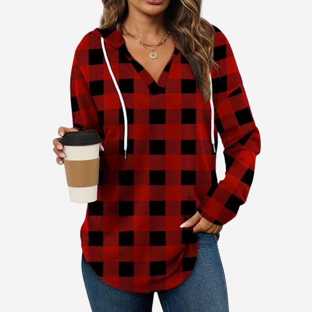 Bella | Relaxed Hooded Pullover with Kangaroo Pocket