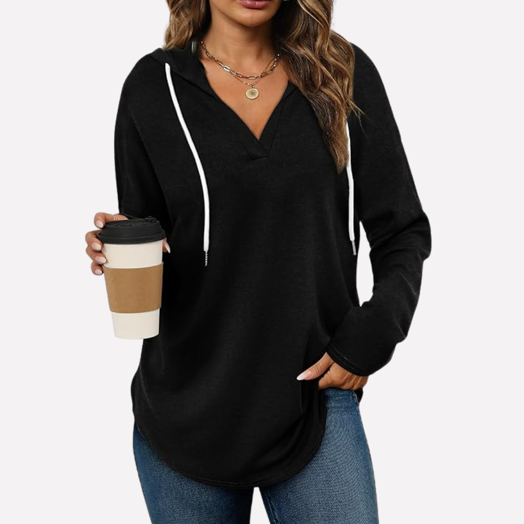Bella | Relaxed Hooded Pullover with Kangaroo Pocket