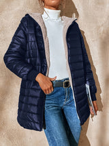 Emmeline | Elegant Quilted Hooded Winter Coat