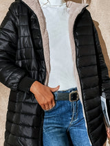 Emmeline | Elegant Quilted Hooded Winter Coat
