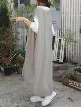 Nessa | Relaxed V-Neck Knit Dress for Women
