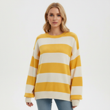 Zaria | Striped Knit Cardigan for Women