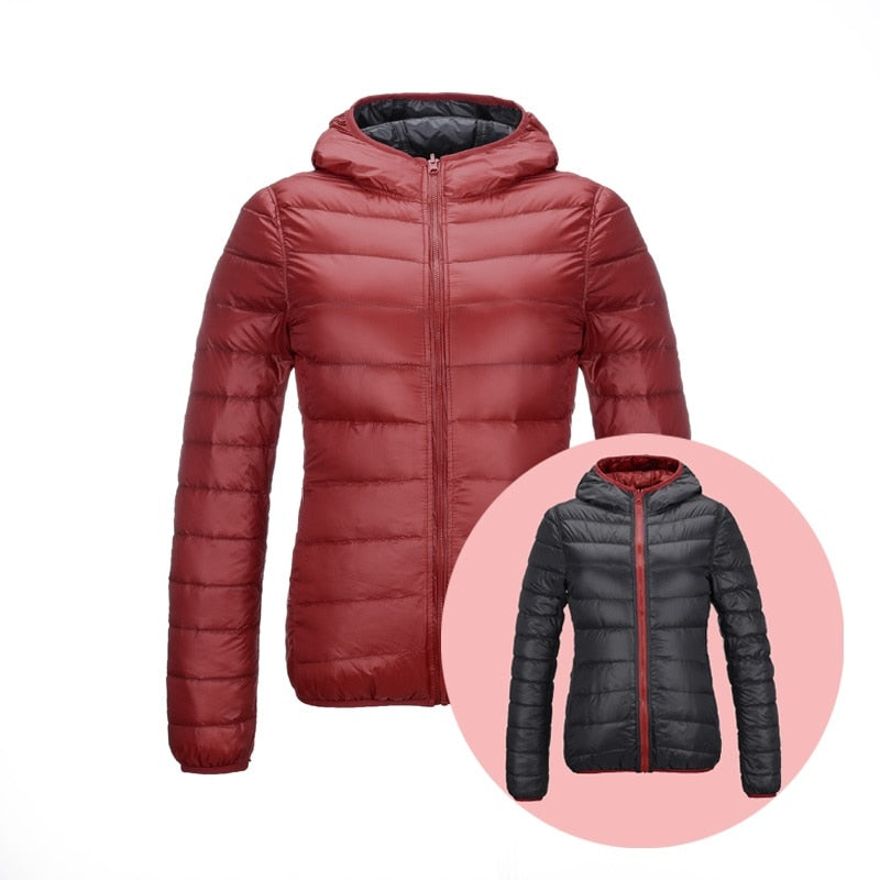 Wren | Stylish Reversible Quilted Down Jacket