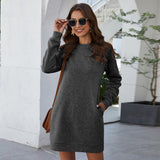 Gwendolyn | Elegant Long-Sleeve Sweater Dress