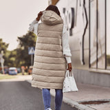 Genevieve | Long Quilted Puffer Vest