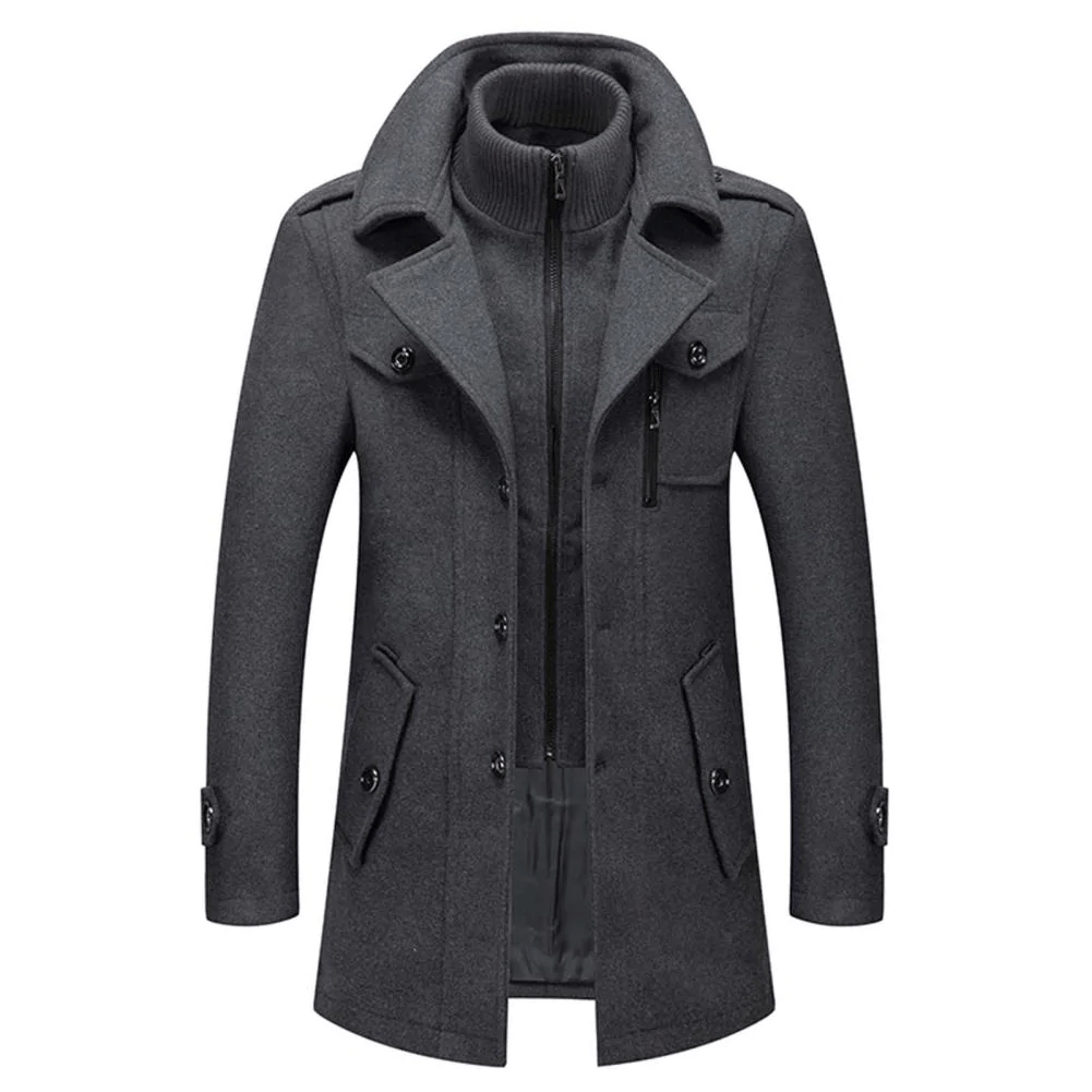 Jillian | Lined Winter Coat with Layered Collar