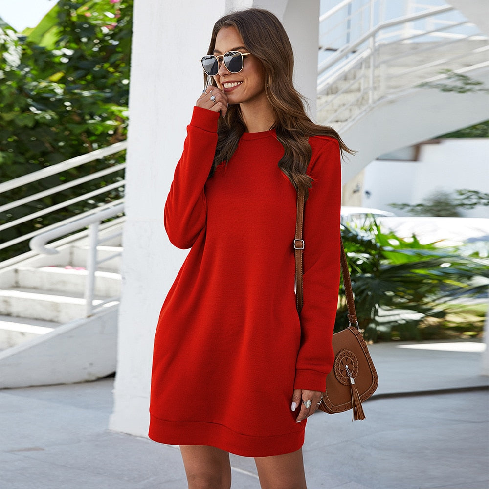 Gwendolyn | Elegant Long-Sleeve Sweater Dress