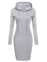 Hazel | Hooded Sweatshirt Dress for Women