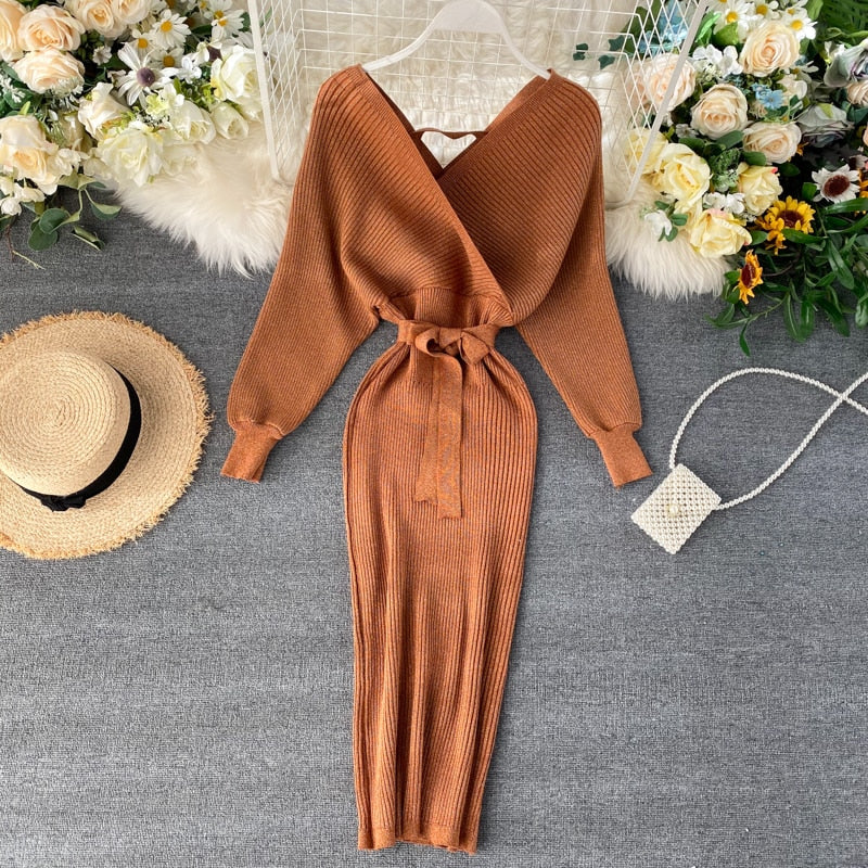 Maeve | Elegant Knit Dress for Women
