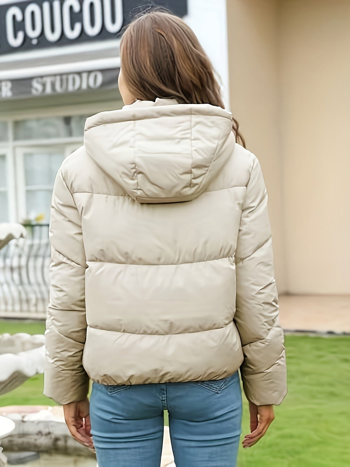 Ivy | Elegant Short Puffer Jacket for Women