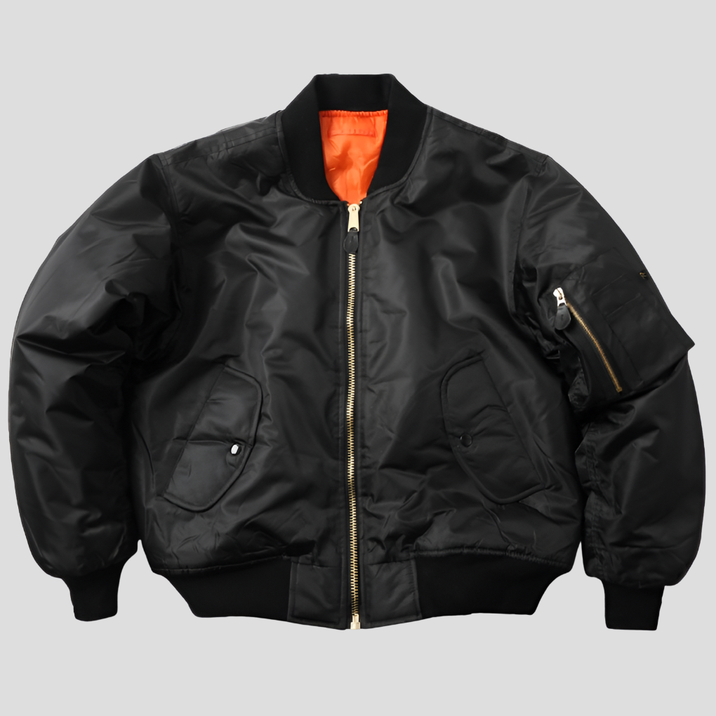 Lucas | Classic Bomber Jacket with Zip Closure