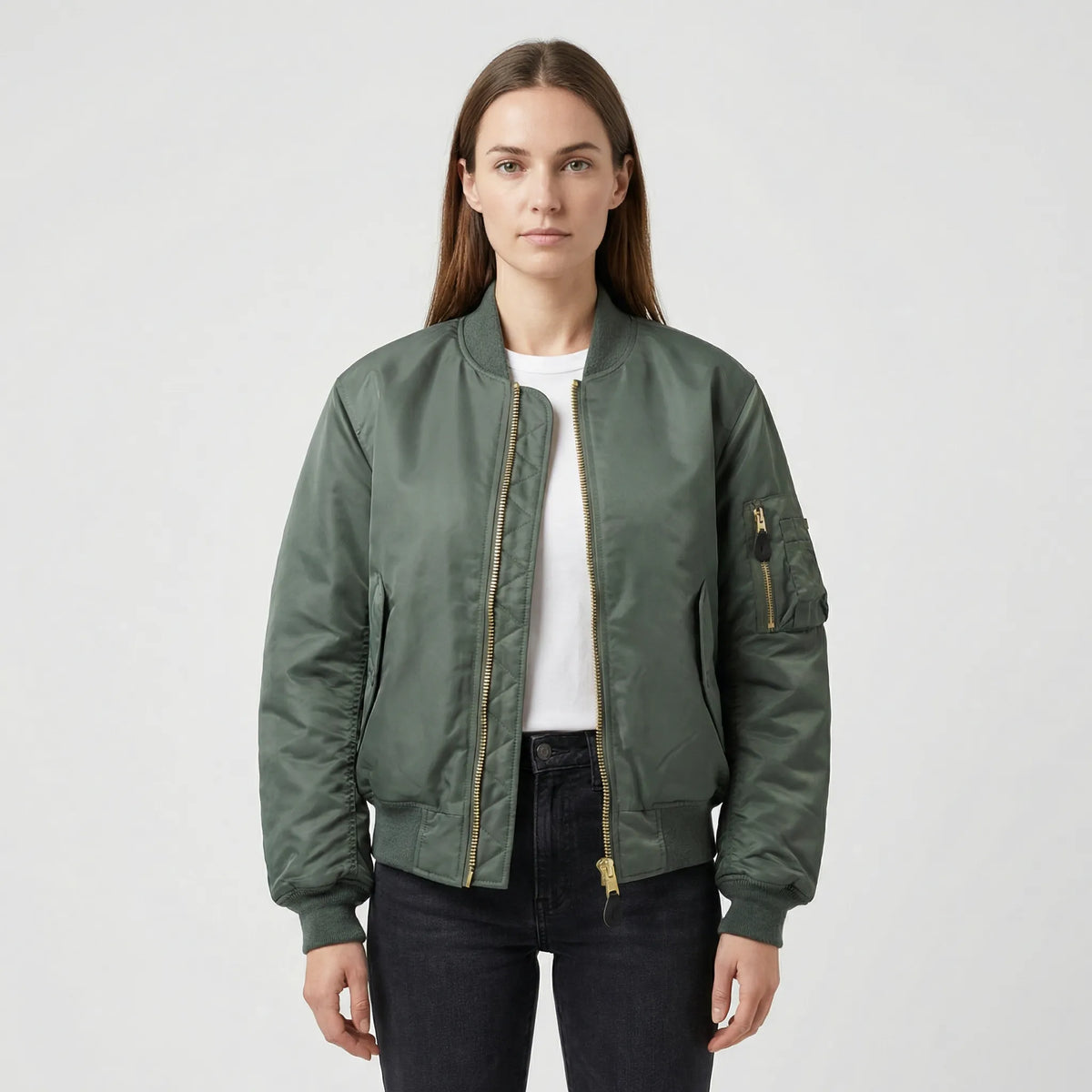 Beatrice | Classic Quilted Bomber Jacket