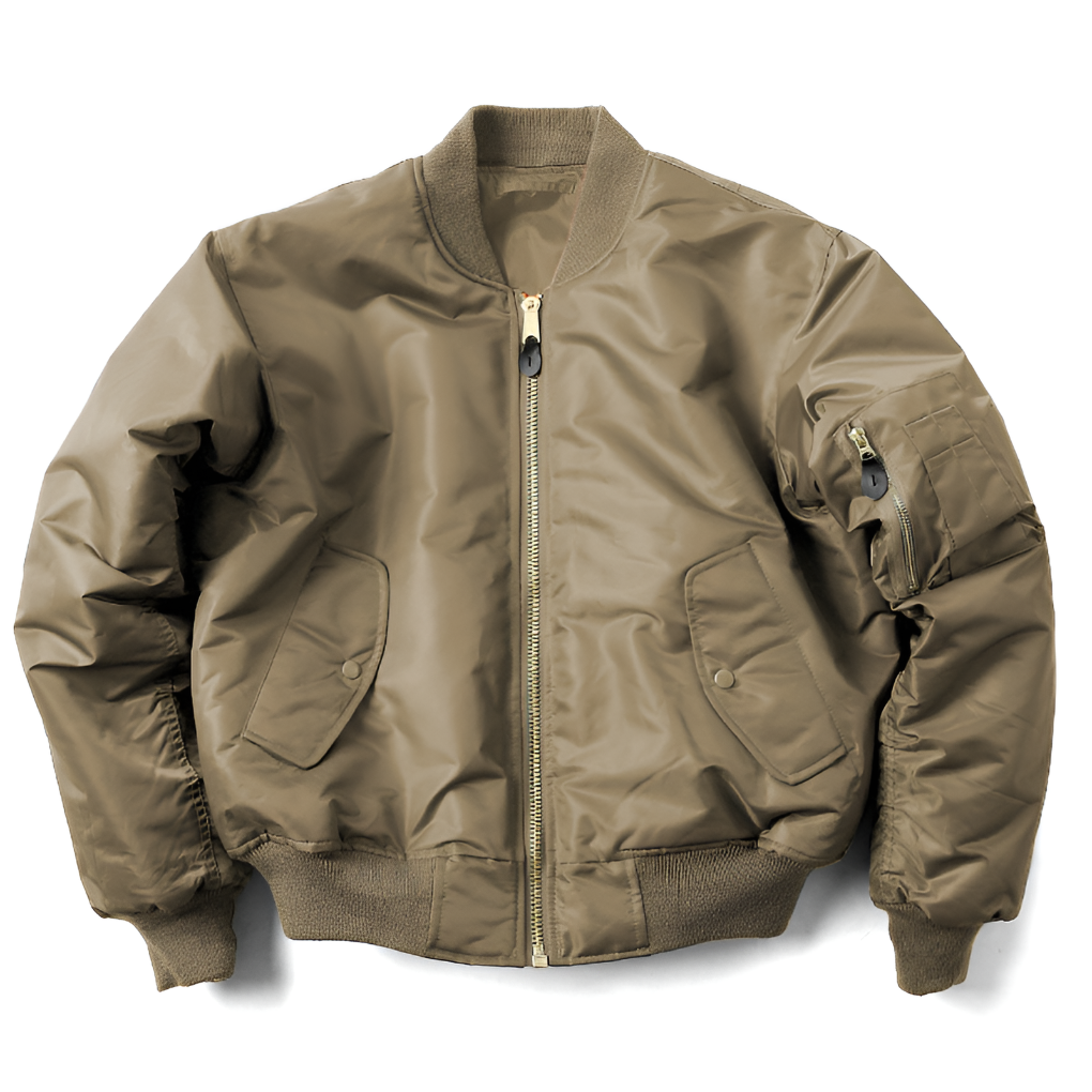 Lucas | Classic Bomber Jacket with Zip Closure