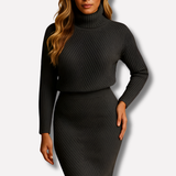 Freya | Long-Sleeve Midi Winter Dress