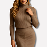 Freya | Long-Sleeve Midi Winter Dress