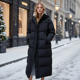 Danielle | Long Hooded Down Jacket