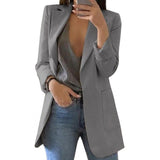 Zara | Women's Long Open-Front Blazer