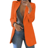 Zara | Women's Long Open-Front Blazer