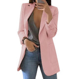 Zara | Women's Long Open-Front Blazer