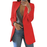 Zara | Women's Long Open-Front Blazer