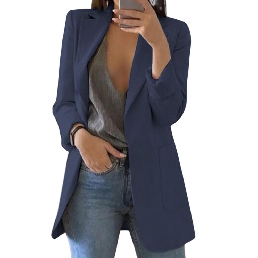 Zara | Women's Long Open-Front Blazer