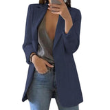 Zara | Women's Long Open-Front Blazer