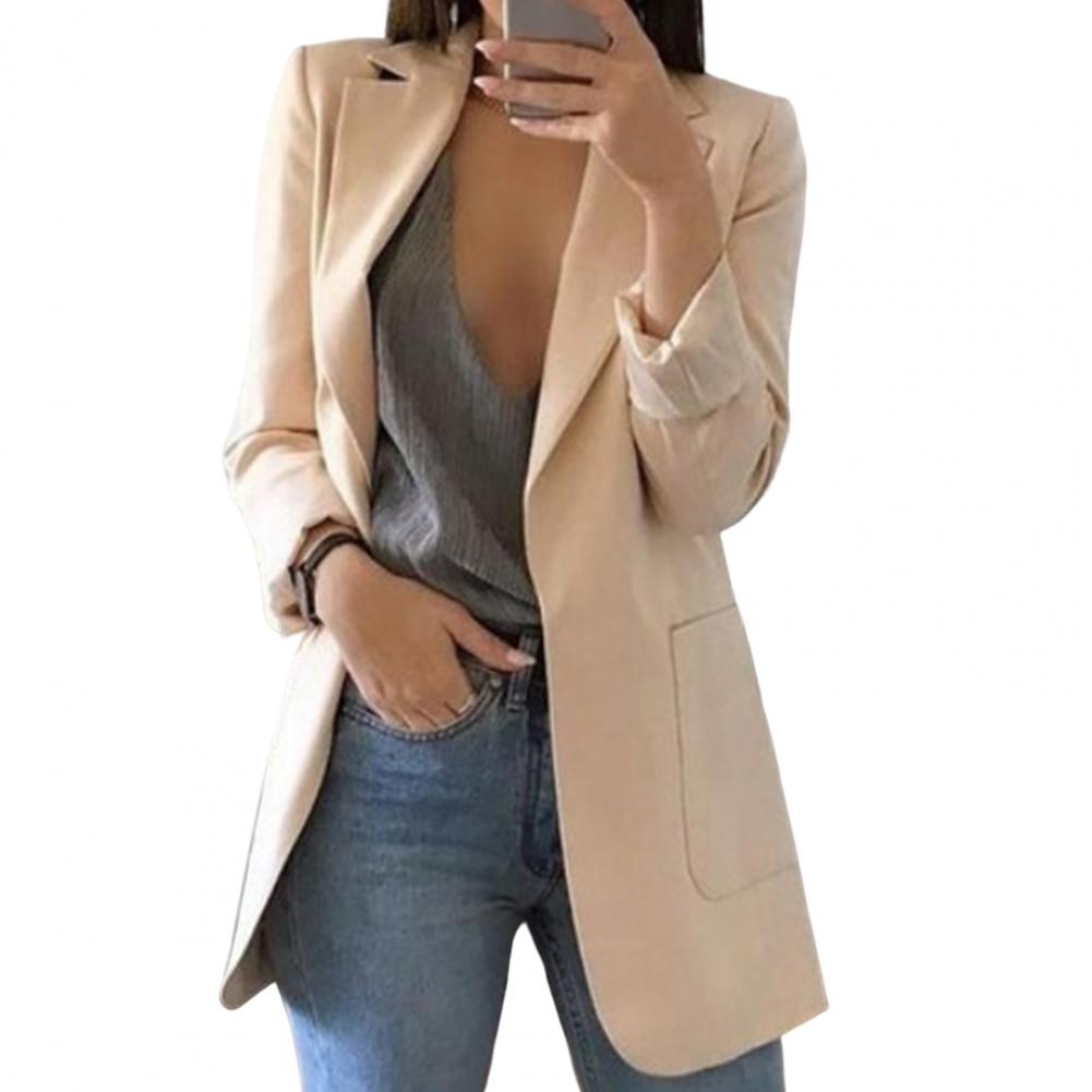 Zara | Women's Long Open-Front Blazer