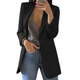 Zara | Women's Long Open-Front Blazer