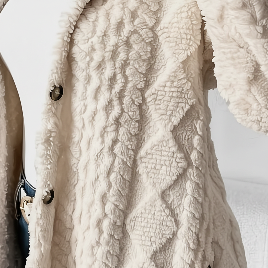 Olivia | Women's Longline Knit Cardigan with Button Closure