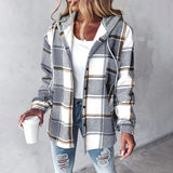 Felicia | Casual Plaid Flannel Shirt Jacket