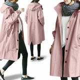 Ruth | Lightweight Water-Repellent Hooded Rain Jacket