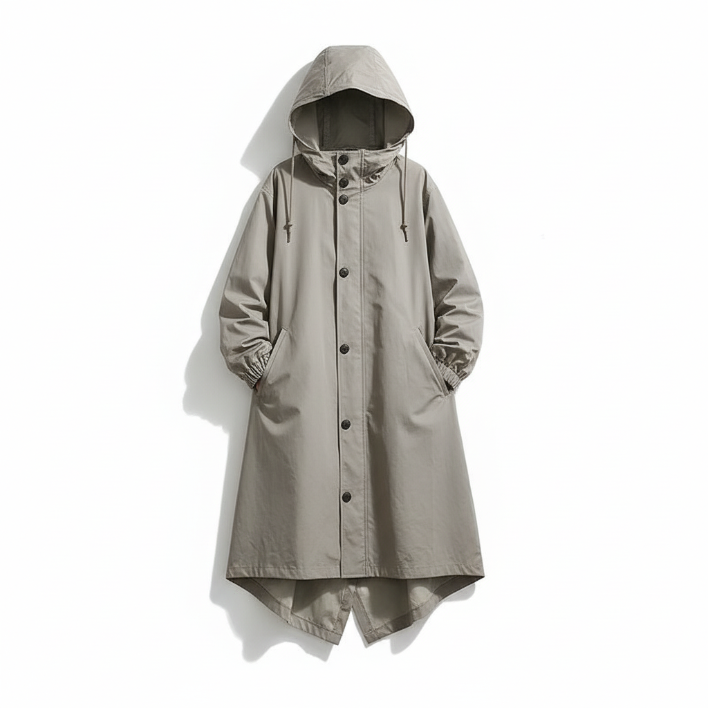 Ruth | Lightweight Water-Repellent Hooded Rain Jacket