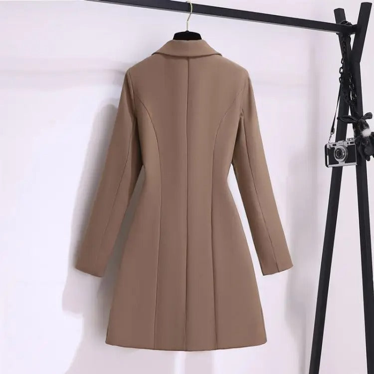 Bianca | Elegant Tailored Coat with Tie Belt