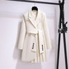 Bianca | Elegant Tailored Coat with Tie Belt