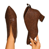 Elena | Women’s Pointed-Toe Ankle Boots with Block Heel