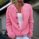 Daphne | Cozy Knit Cardigan with Wooden Buttons